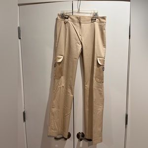 Cream trouser pants